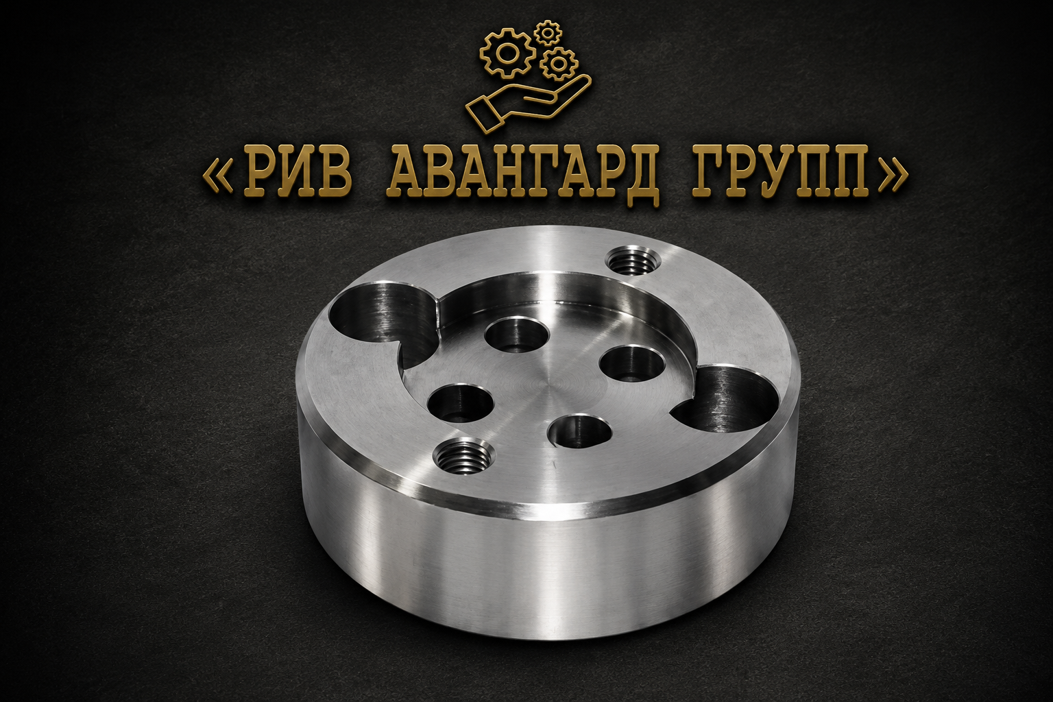 Фланец штока главного гидроцилиндра (3 отв, для 63)