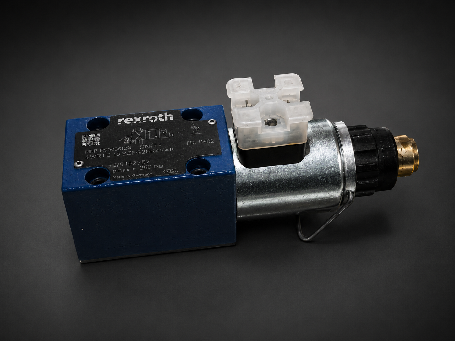Клапан Rexroth 4WE6Y62EG26N2K4K (кнопка с фиксатором) PM EVER