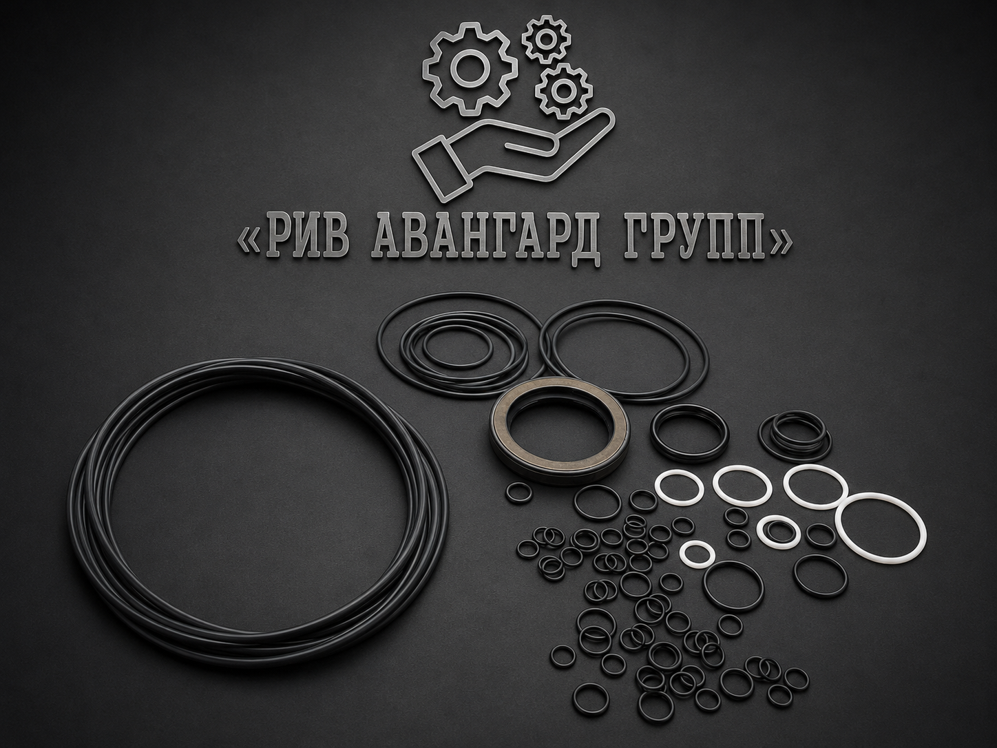 Комплект уплотнений и сальник для насоса Kawasaki K3V180 (основной)